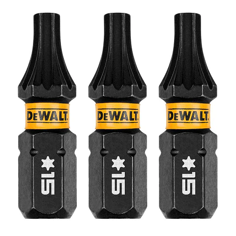 Flextorq T15 1Pulg (3 Pzas) DeWalt