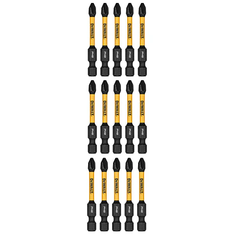 Flextorq PH2 2-1/4Pulg (15 Pzas) DeWalt