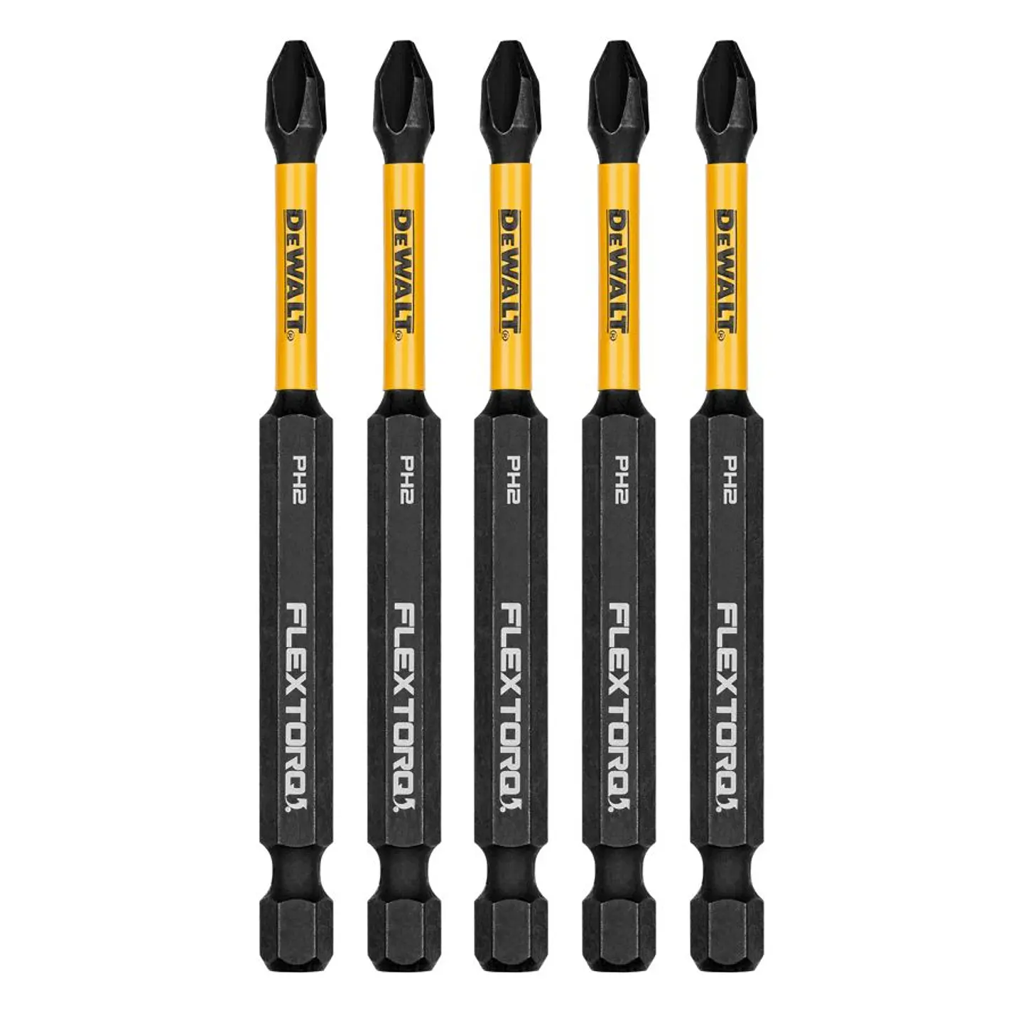 Flextorq PH2 3-1/2Pulg (5 Pzas) DeWalt 1