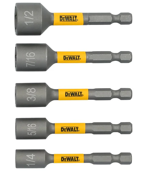 Maxfit Set 5 Vasos de Tuerca DeWalt