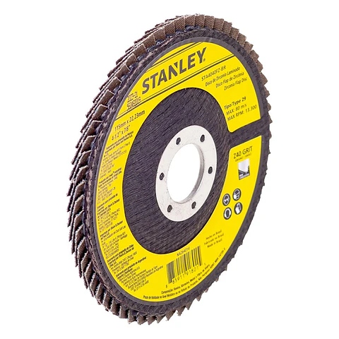 Disco Lija Traslapado Zirconia 4,5'' Z40 Stanley