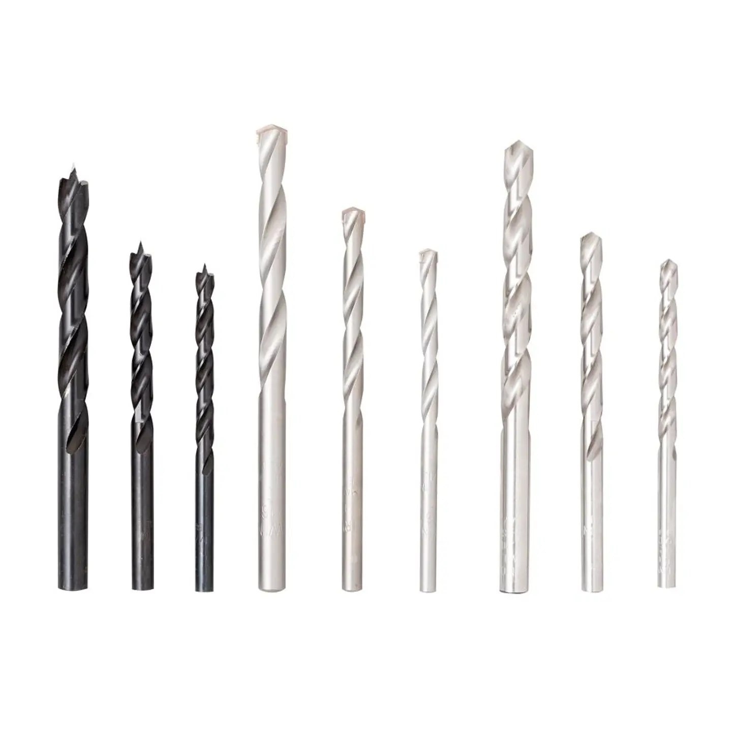 Set Brocas Combinadas 9 Pc Metal Madera Concreto Stanley 1