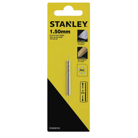 Broca HSS 1,5x40mm 2xDisplay Stanley