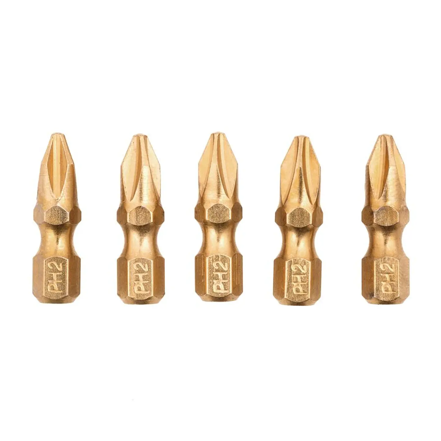 Juego de 5 Puntas Titanio Cortas Black+Decker 1