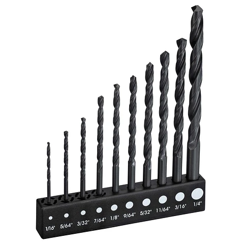 Set de 9 Brocas Metal y Concreto Black+Decker