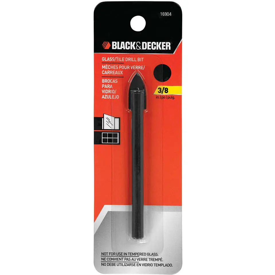 Broca para Cerámica y Vidrio Black+Decker - Ø 10 Mm 1