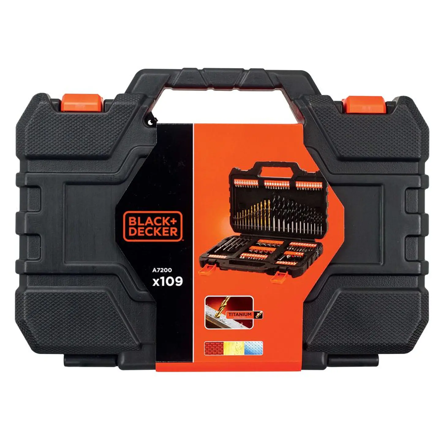 Set 109 Piezas Atornillar y Taladrar Black+decker 2