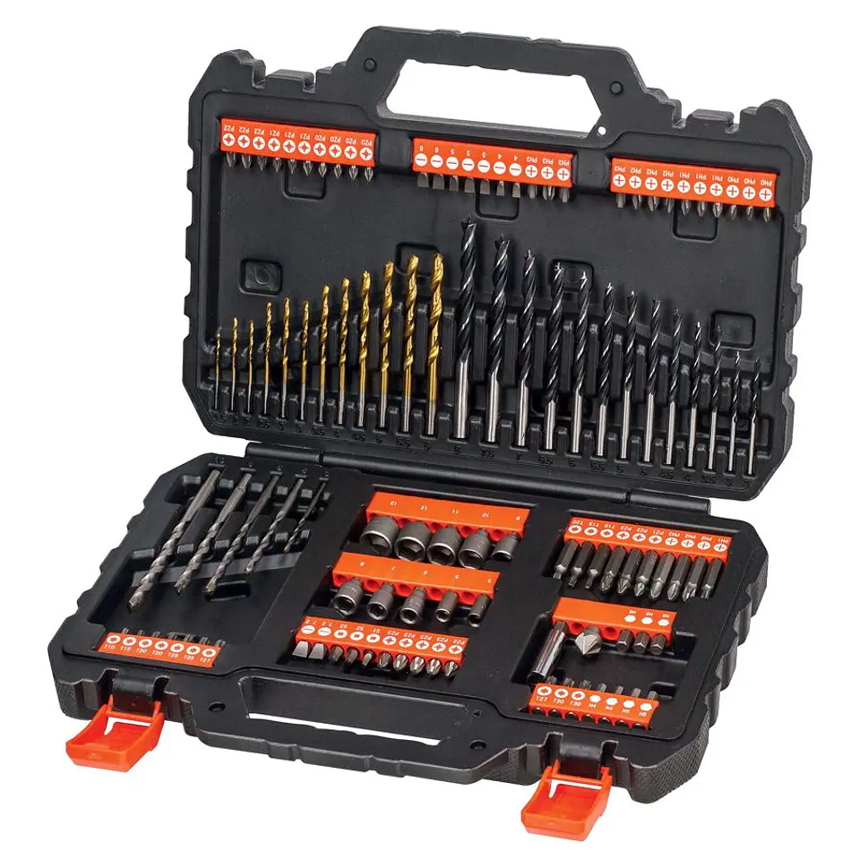 Set 109 Piezas Atornillar y Taladrar Black+decker 3