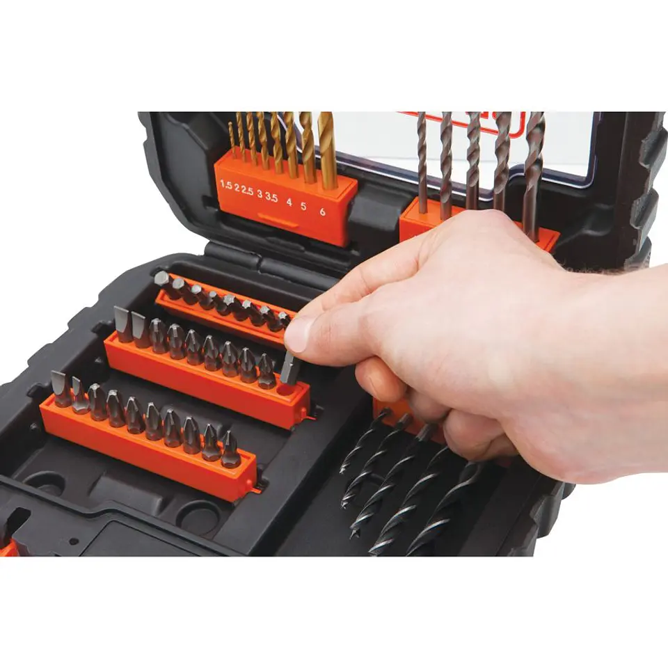 Set Atornillar y Perforar 50 Piezas Black+decker 2