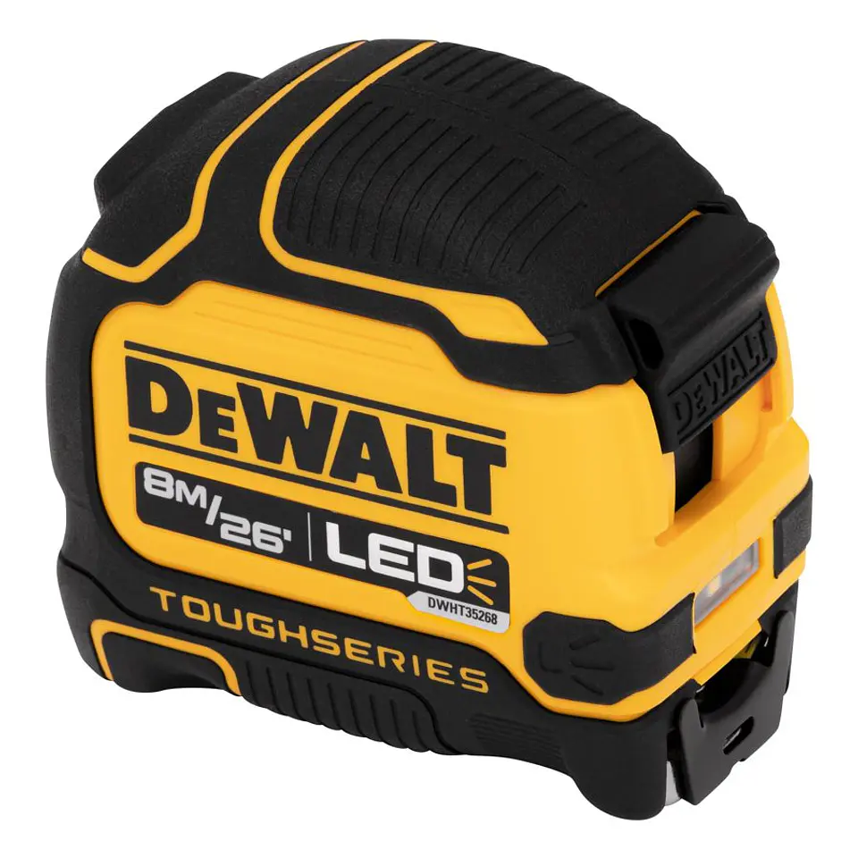 Cinta DeWalt Tough Series LED 8M/26FT 2