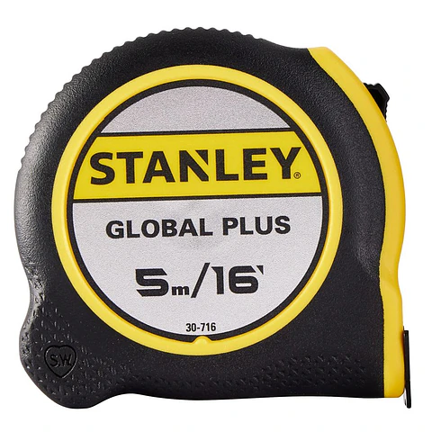 Cinta Metrica Global Plus 5m/16' (nueva) Stanley