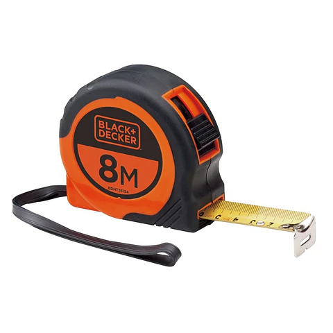 Cinta de Medir 8 Mts Black+Decker