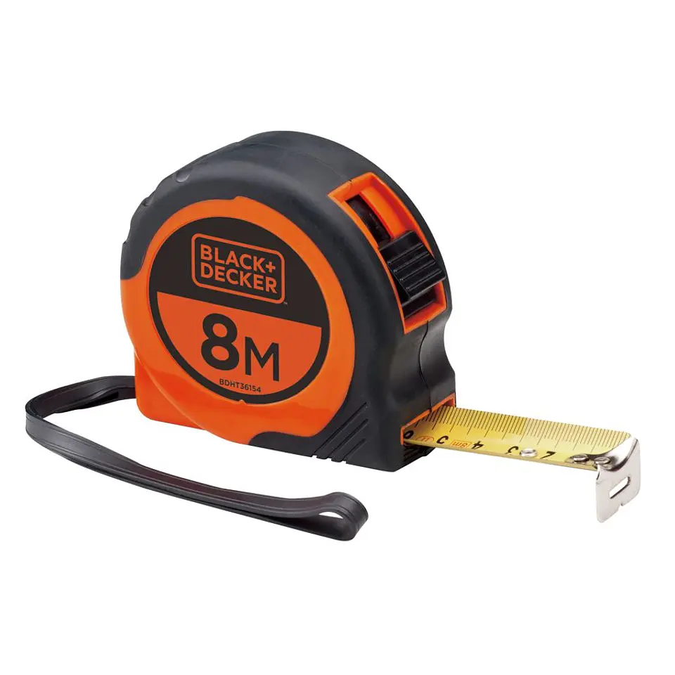 Cinta de Medir 8 Mts Black+Decker 1