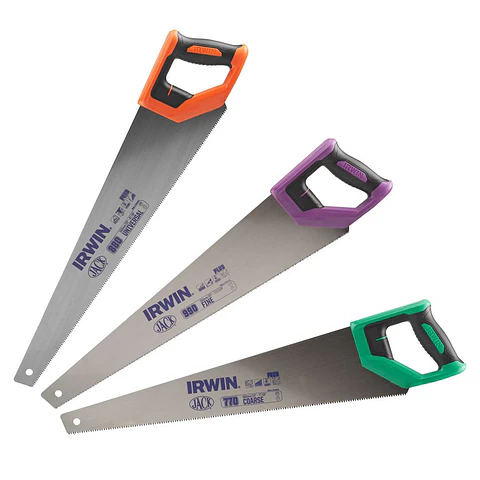 Pack 3 Serruchos 22IN Corte Fino, Universal y Grueso IRWIN