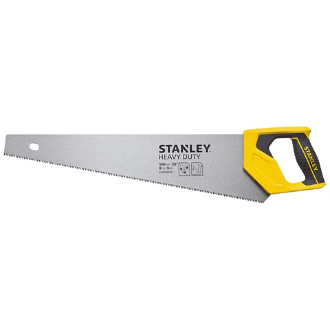 Serrucho Mango Bimaterial y Dientes Triple Afilado 20" 8TPI Stanley