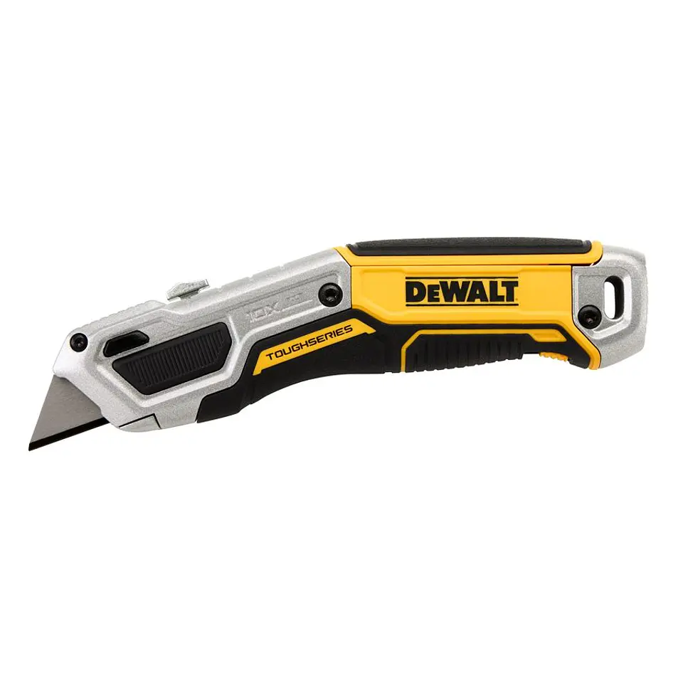 Cuchillo de Cuerpo Fijo y Hoja Retráctil Heavy-duty DeWalt - Capacidad para 10 Cuchillas 1