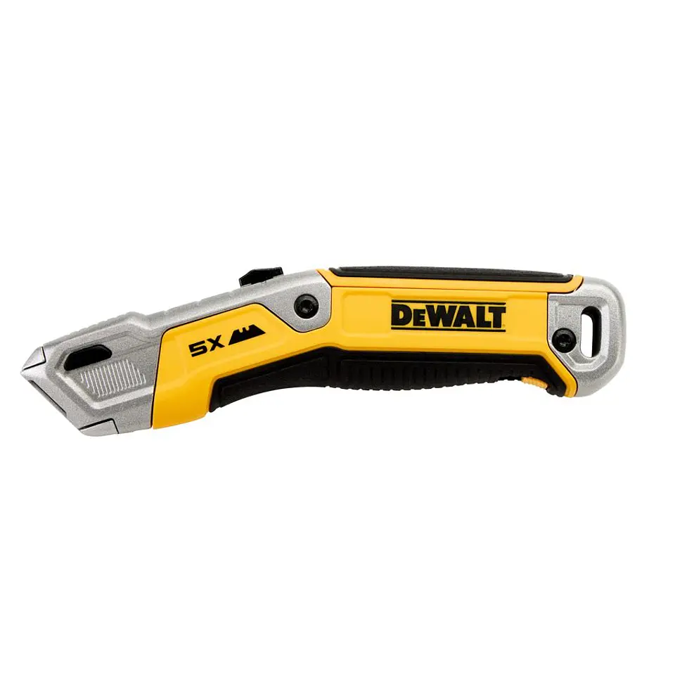 Cuchillo de Cuerpo Fijo y Hoja Retractil DeWalt - Capacidad para 5 Cuchillas 2