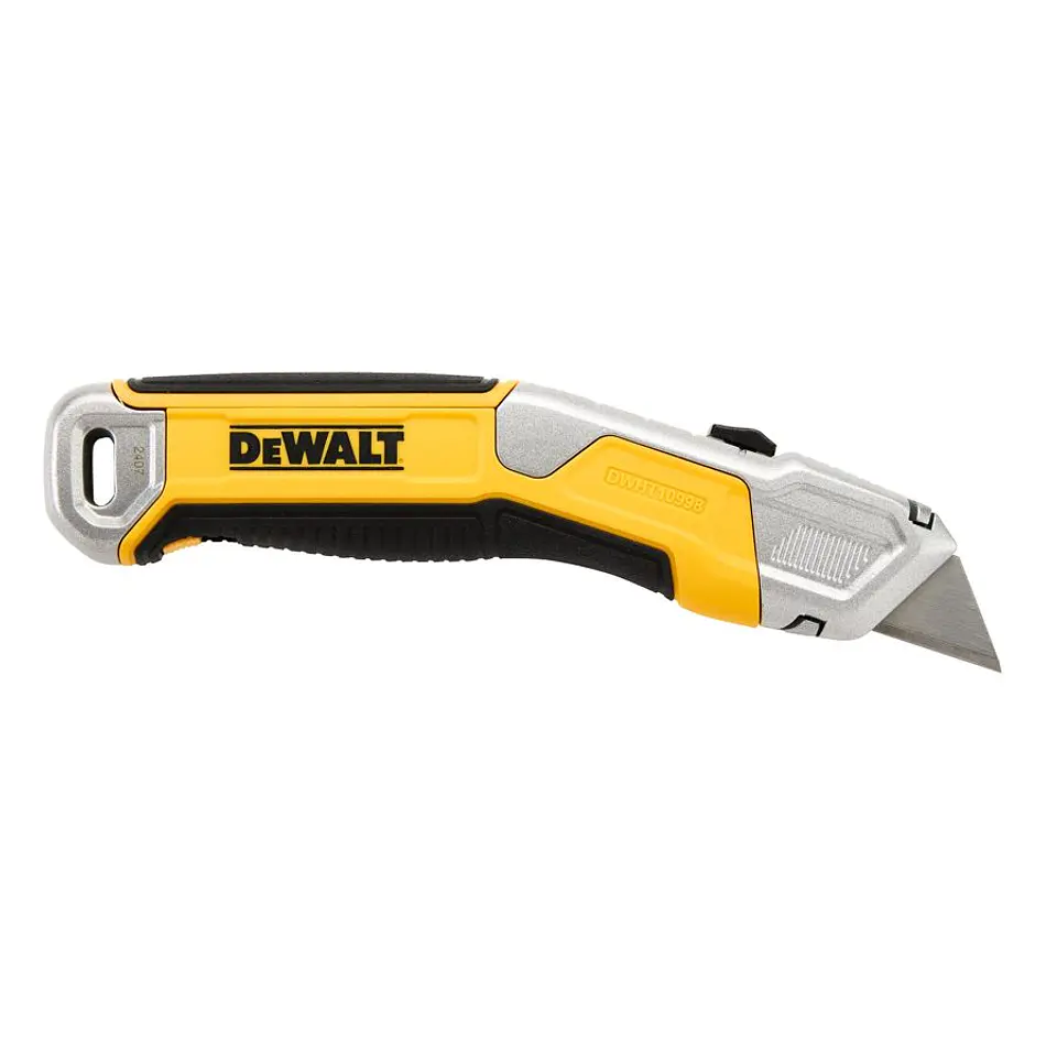 Cuchillo de Cuerpo Fijo y Hoja Retractil DeWalt - Capacidad para 5 Cuchillas 3