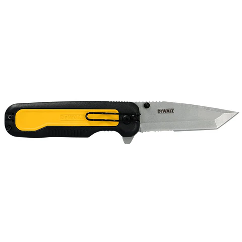 Navaja Bolsillo Plegable C/ Dientes de Sierra DeWalt