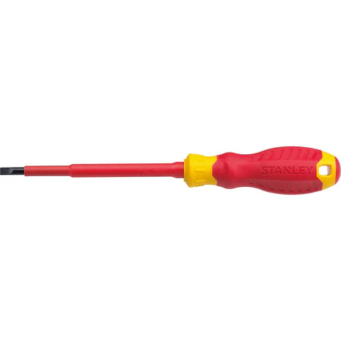 Destornillador Aislado Vde 1000V Punta Gabinete (ancho Punta 7/32" (5,5 Mm) · Largo 5" (125 Mm)) Stanley