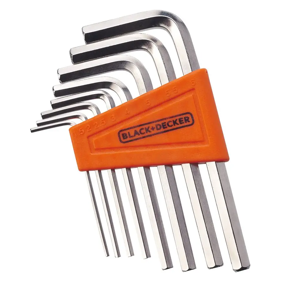 Set de 8 Llaves Hexagonales Black+Decker 3