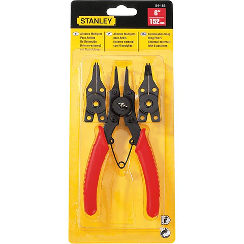 Alicate Múltiples para Anillos de Retención 6" Stanley