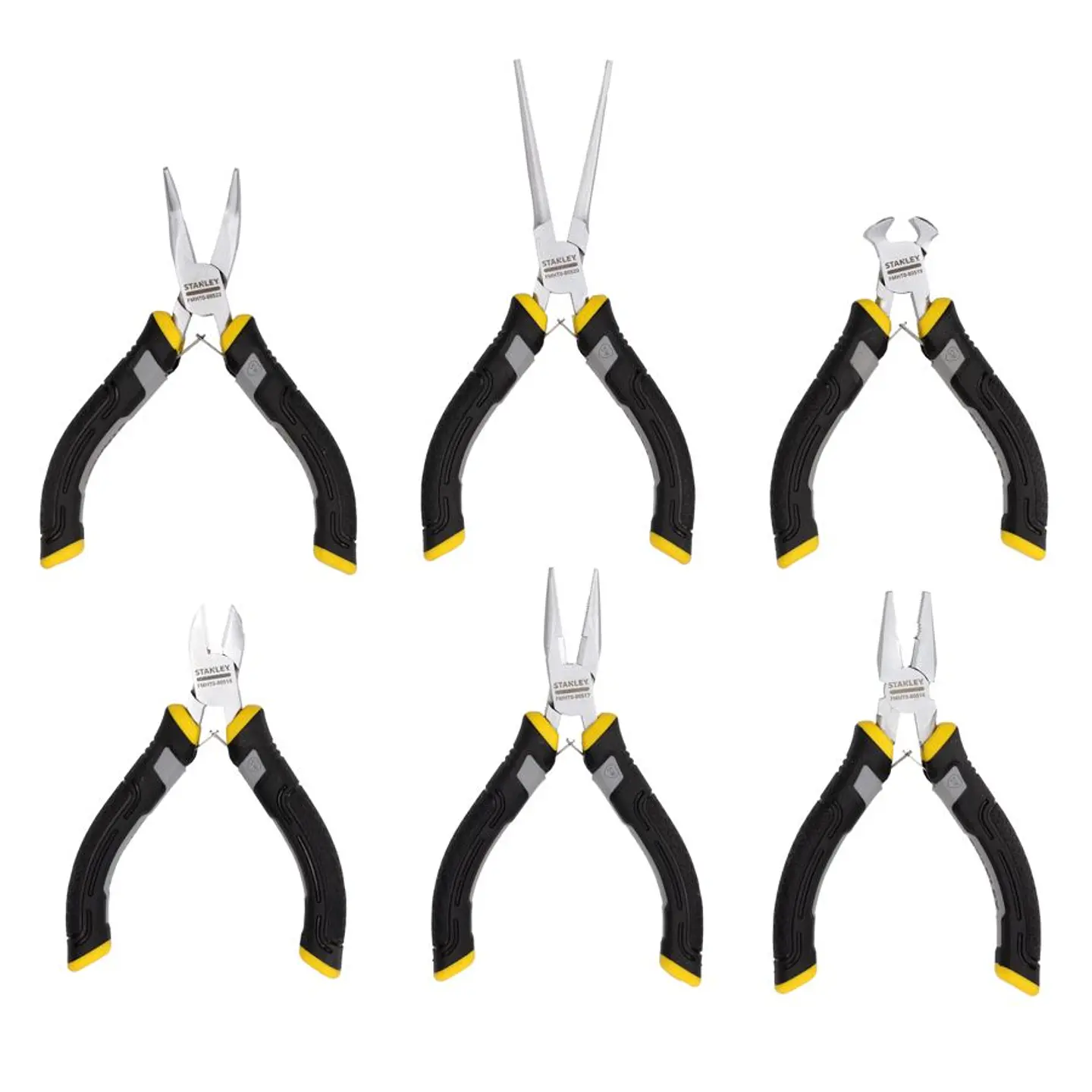 Juego de 6 Alicates Fatmax para Micromecanica Stanley 1
