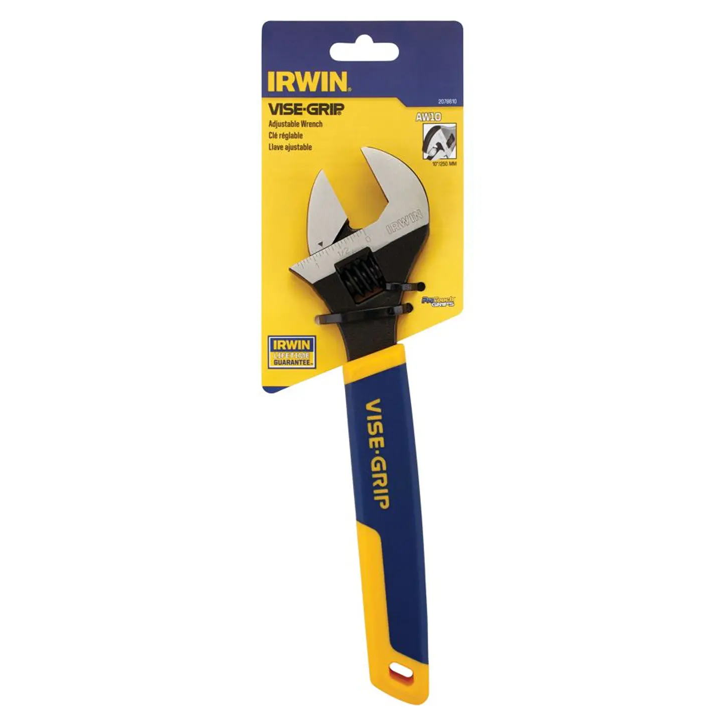 Llave Ajustable Mango Bimaterial 10