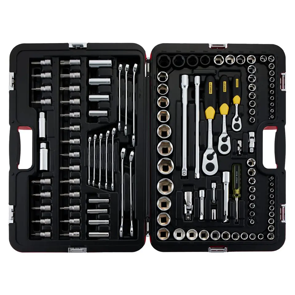 Juego de Herramientas Mecanicas Racing 120PC 1/4 3/8 y 1/2