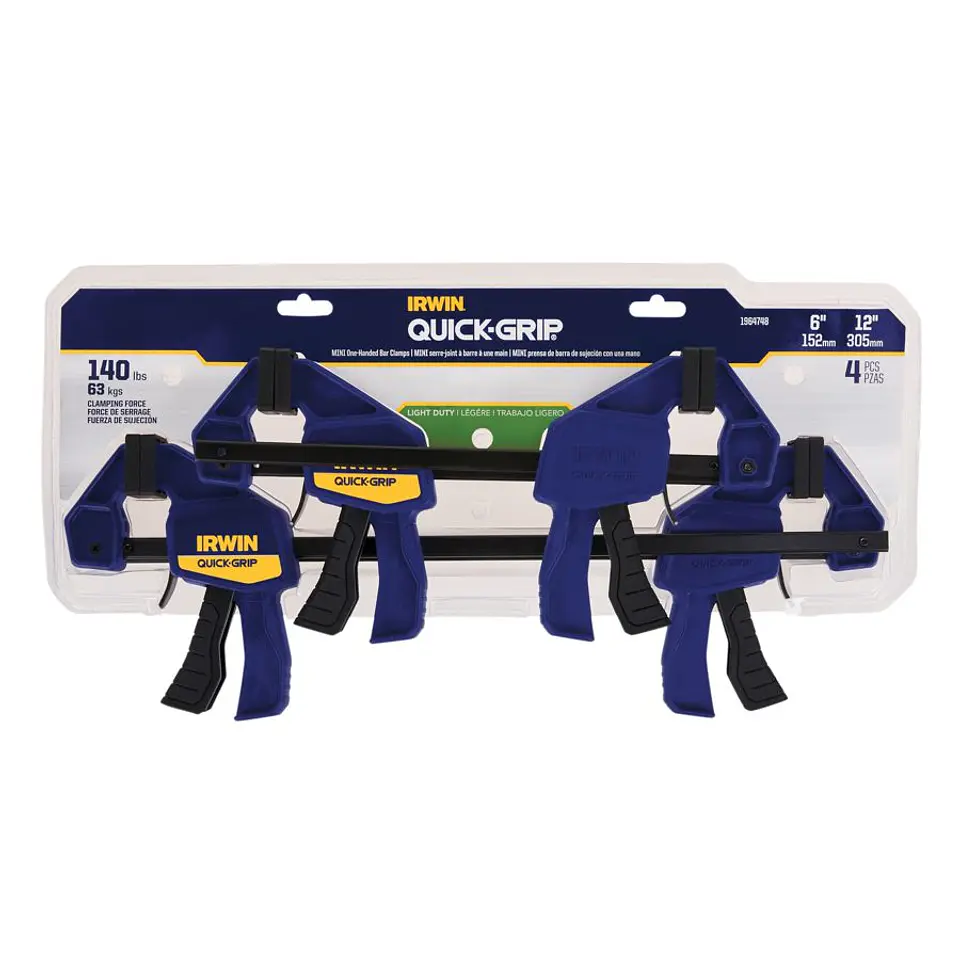 Set de 4 Prensas Light Duty 2x6