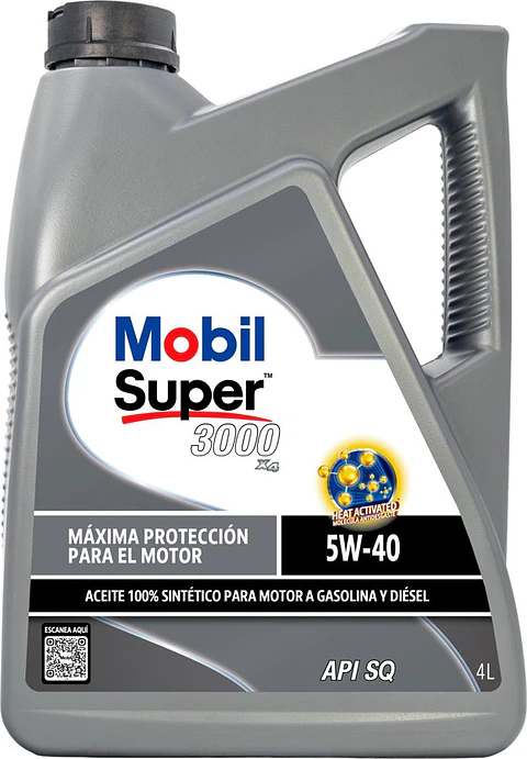 Mobil Super 3000 X4 5W-40, 4LT