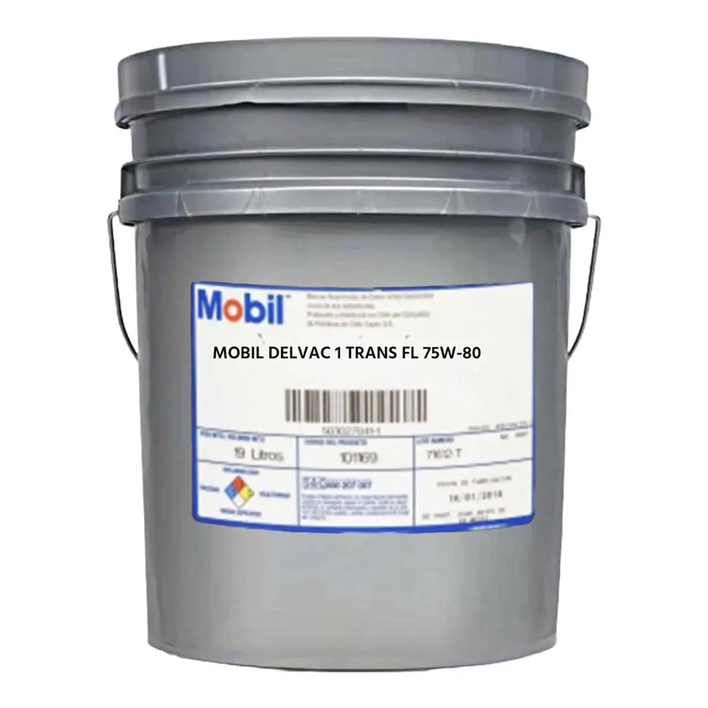 Mobil Delvac 1 Trans Fl 75W-80, 208LT 1