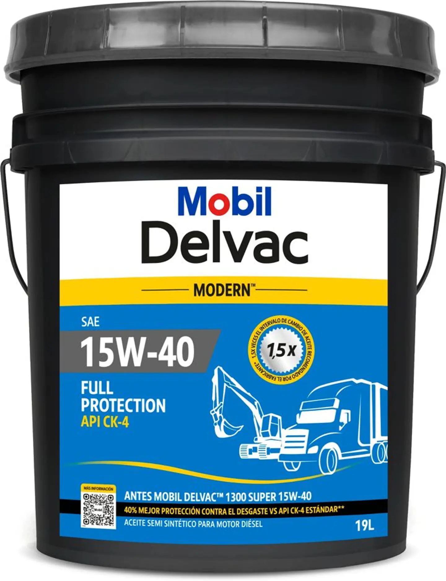 M Delvac Modern 15W-40 Full Prot, 19L Mobil 1
