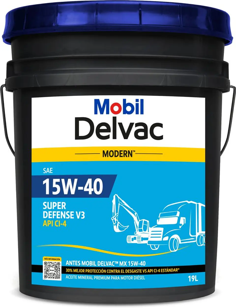 M Delvac Modern 15W-40 Sup Def V3, 1040L Mobil 1