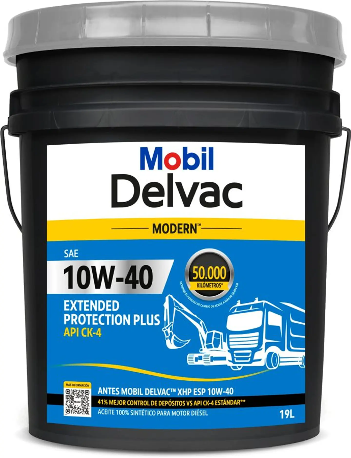 Mobil Delvac XHP Esp 10W-40, 208 Lt 1