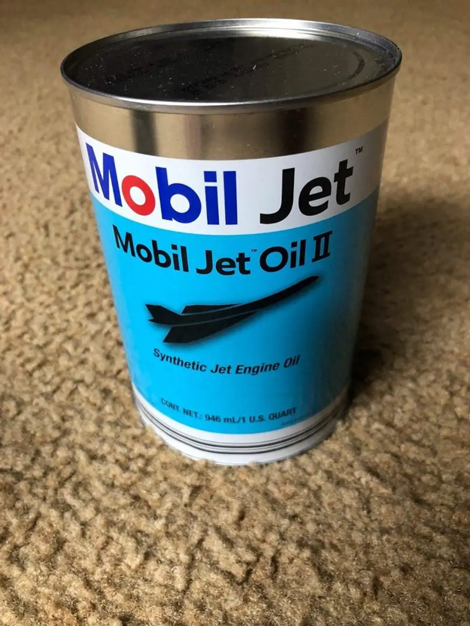 Mobil Jet Oil Ii, 1/4GL 1