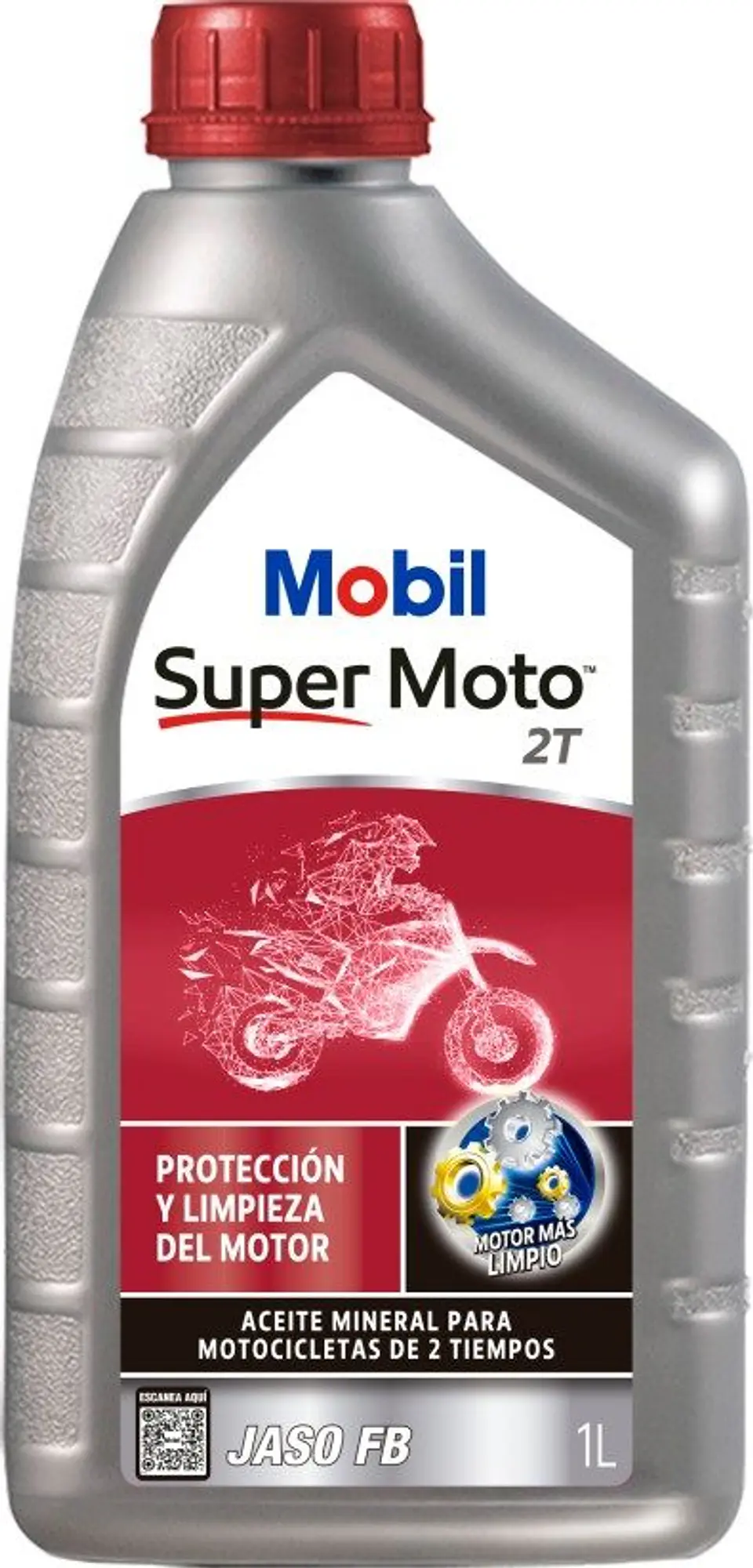 Mobil Super 2T, 1/2LT 1