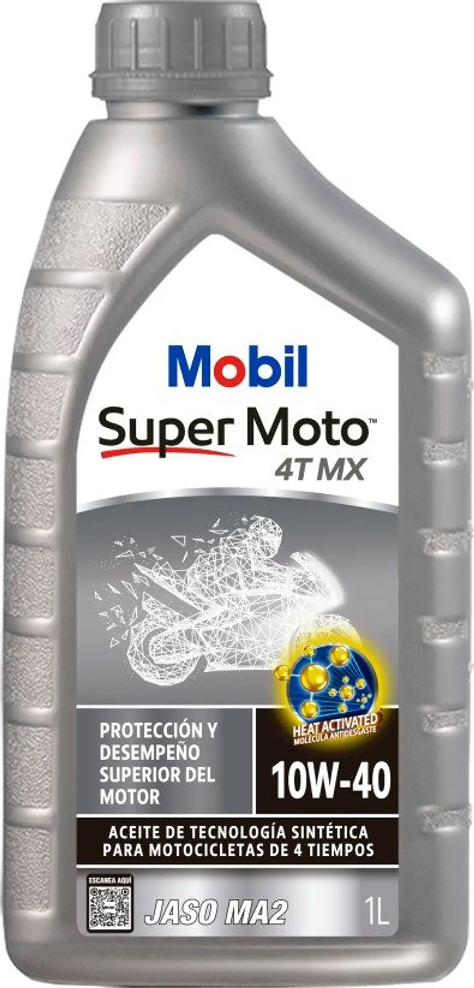 Mobil Super Moto 4T Mx 10W-40, 1LT 1