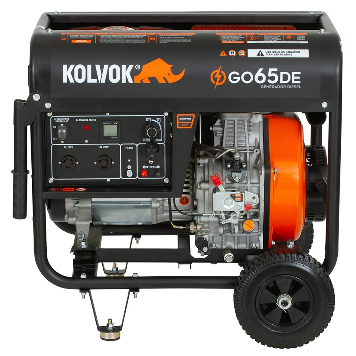 Generador Mono GO65DE 6.5KVA Diesel Kolvok 1
