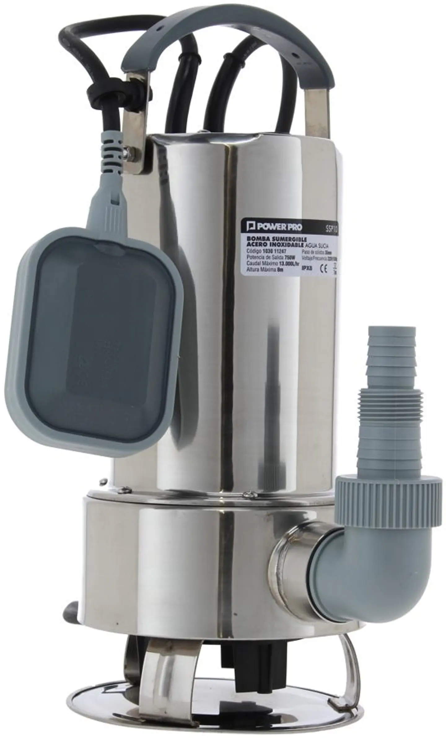 Bomba Sum. SSP10 1HP Aguas Servidas - Power Pro 4