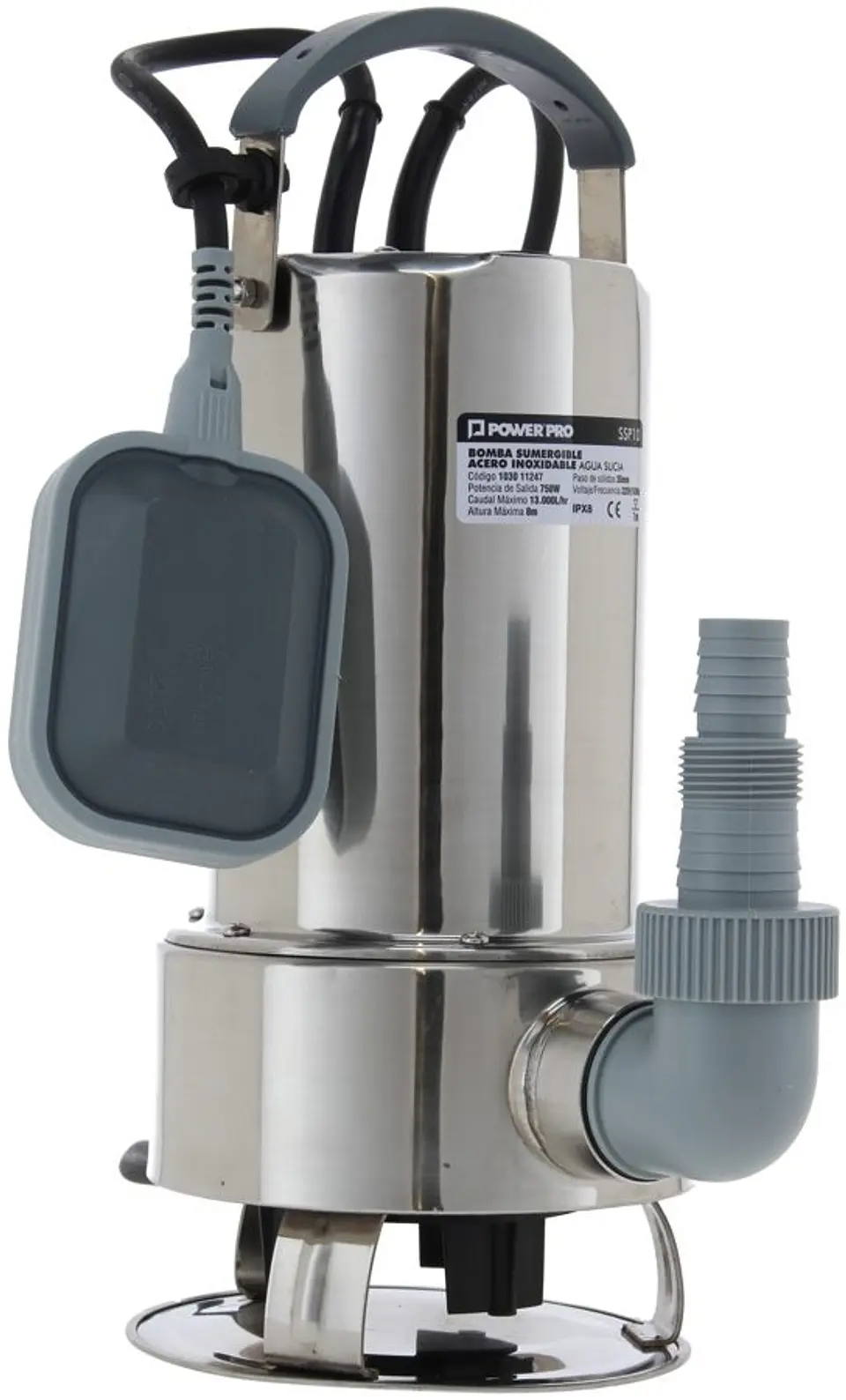 Bomba Sum. SSP10 1HP Aguas Servidas - Power Pro 4