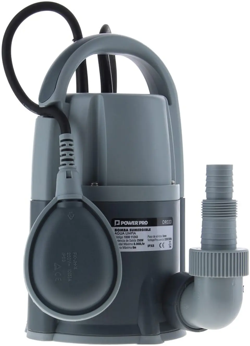 Bomba Sum. DR033 0,33HP Agua Limpia - Power Pro 1