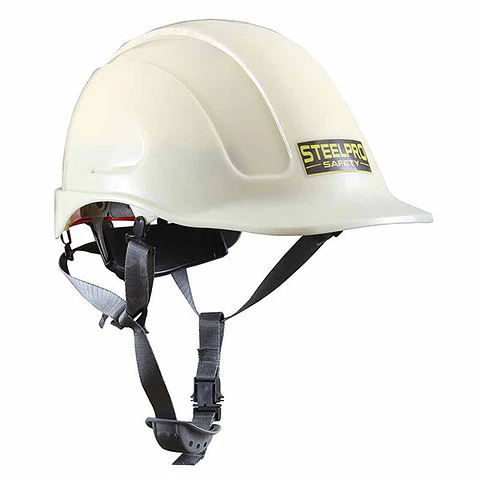 Casco Steelpro Montaña ABS Blanco Fotoluminiscente