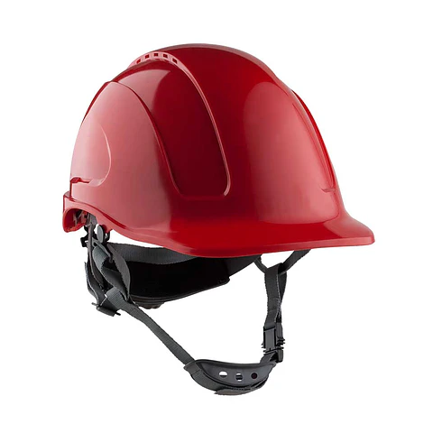 Casco Steelpro Mta ABS Ventilado Rojo Full