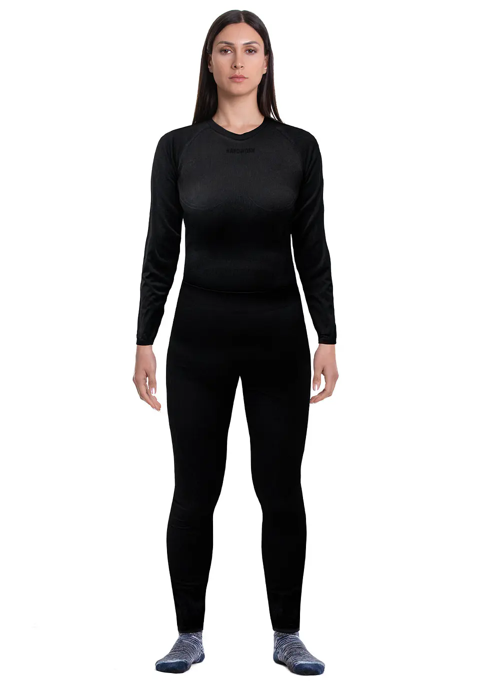 Conjunto Interior HW Patagonia Spandex Mujer Negro S-m 1