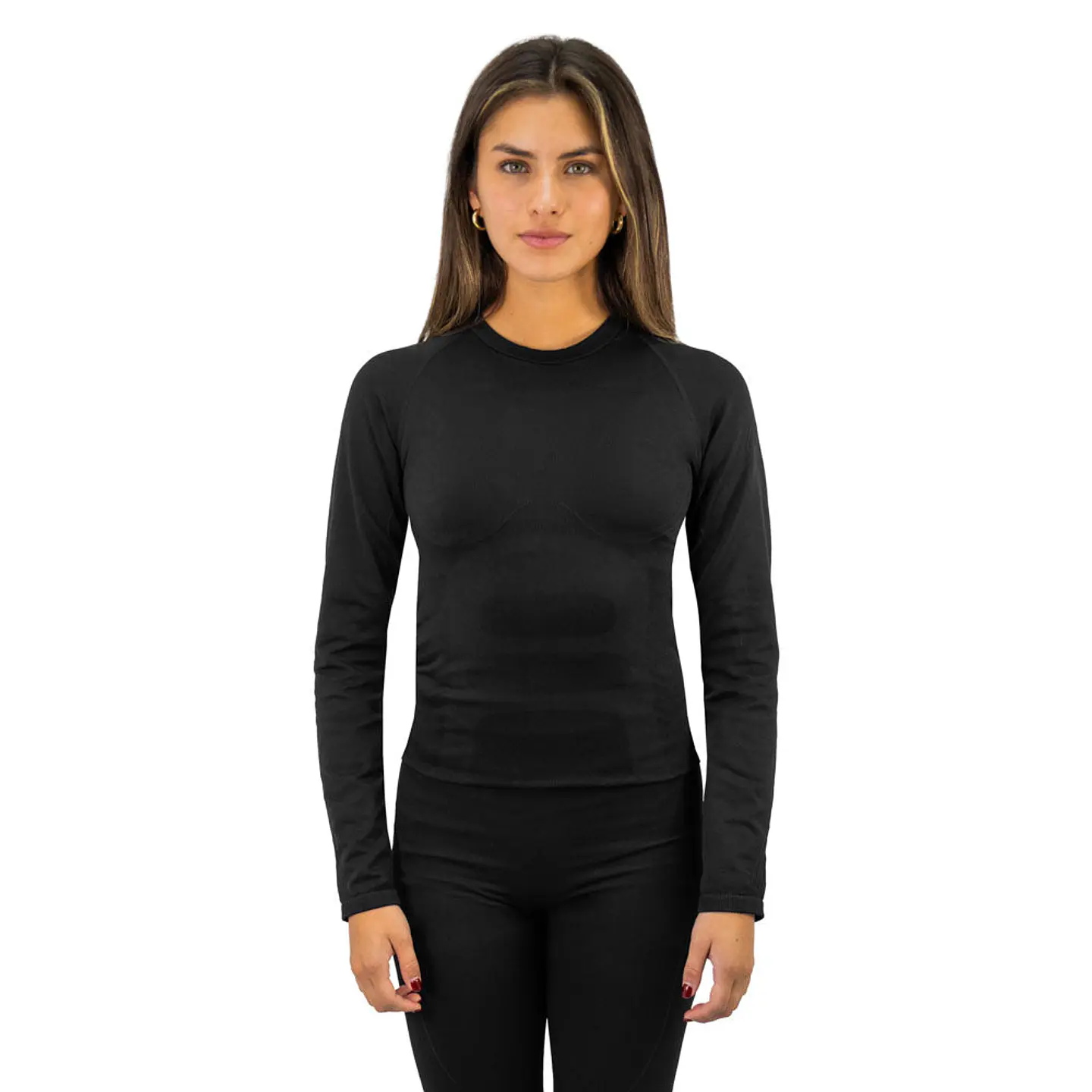 Primera Capa HW Patagonia Spandex Negro Camiseta Mujer L-xl-xxl 1