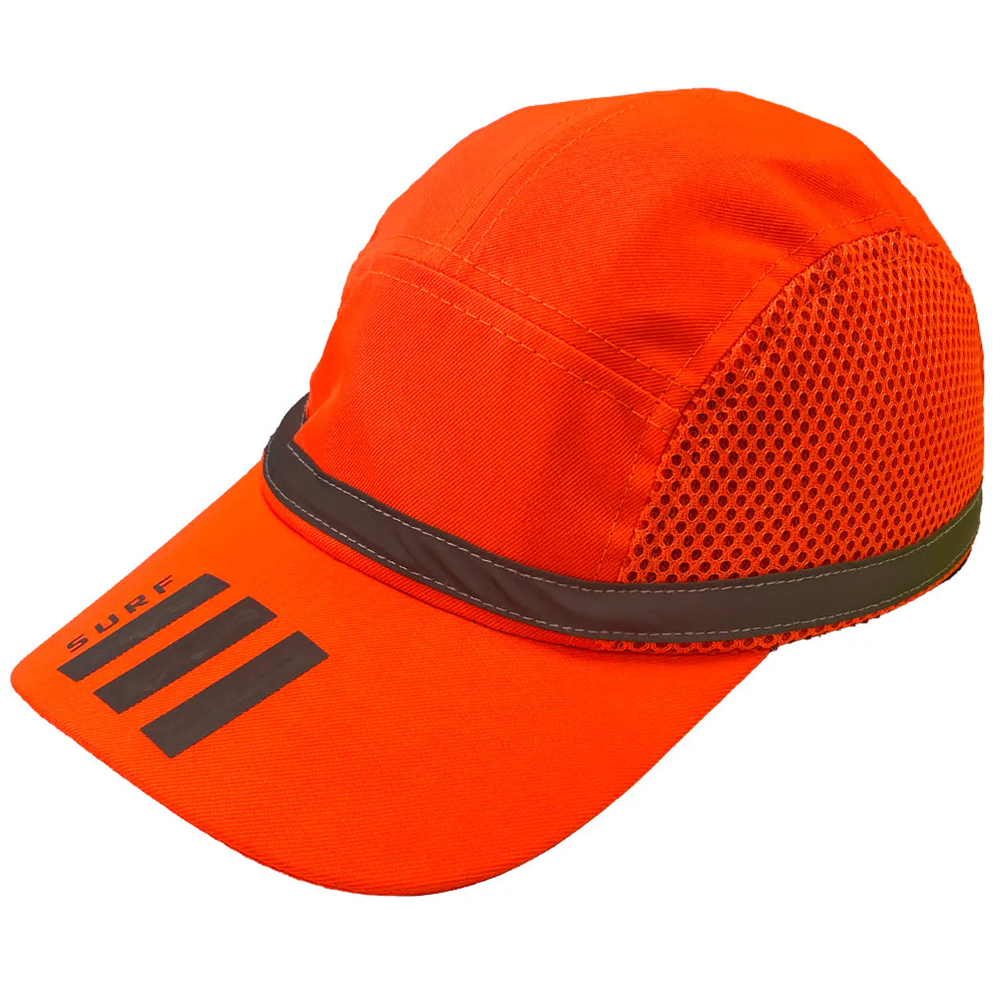 Casquete de Seguridad Bump Cap High Vision Fluor Naranjo Steelpro 1