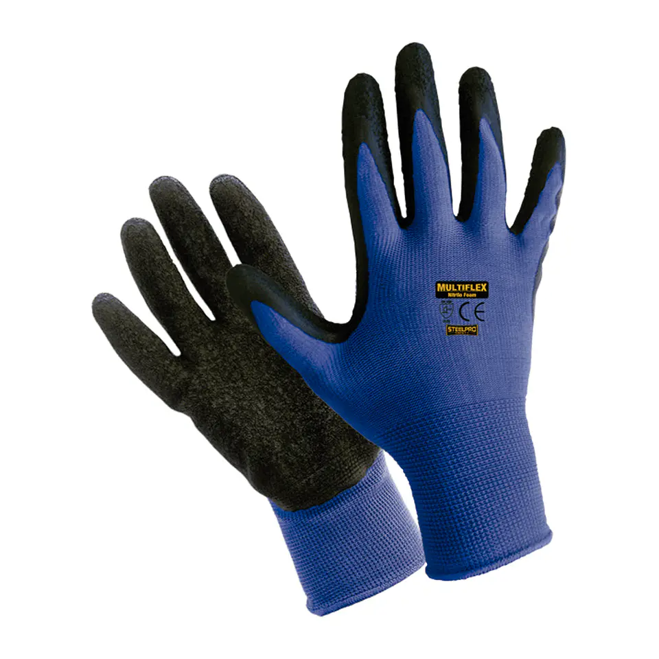 Guante Multiflex Nylon Latex L Steelpro 1