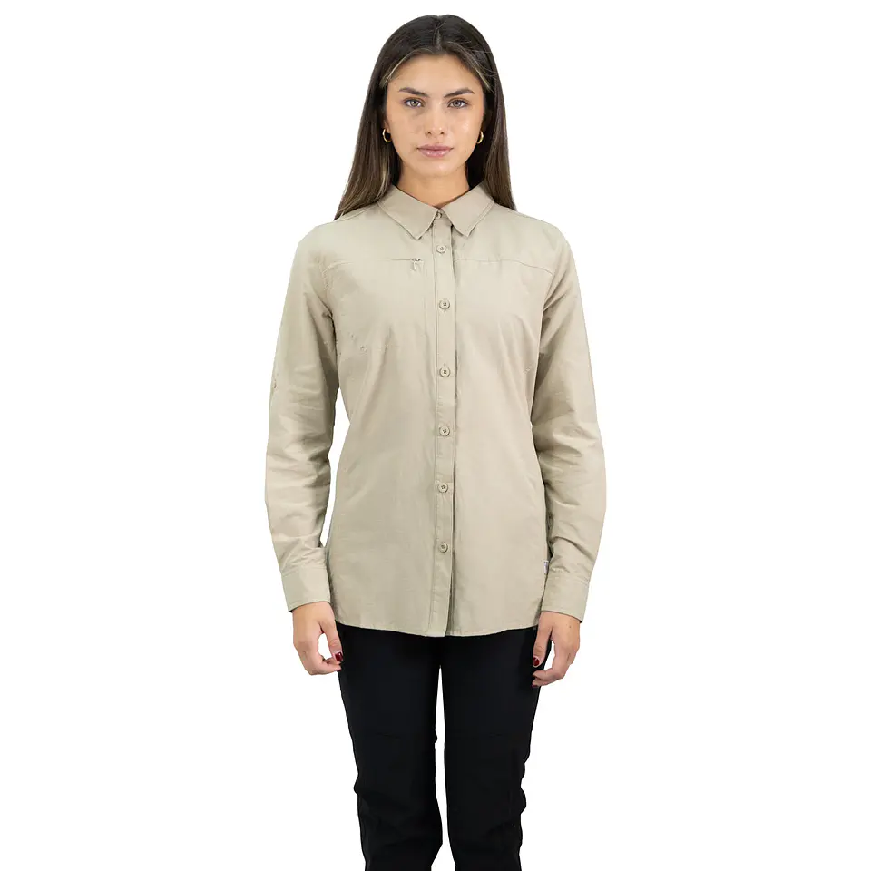 Camisa HW Duck Dry Mujer Beige 1
