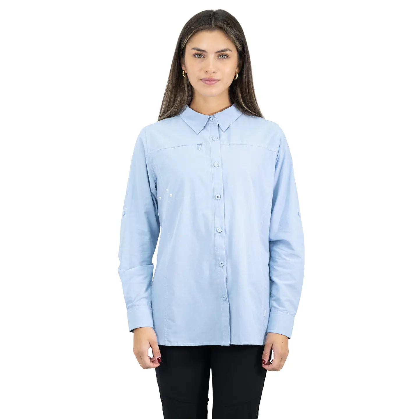 Camisa HW Duck Dry Mujer Celeste 1